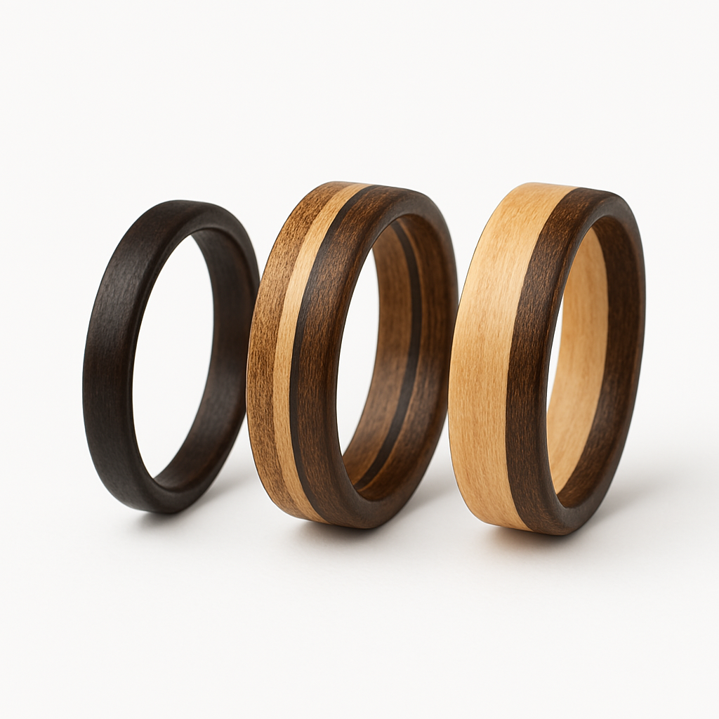 Handgemaakte Houten Ring